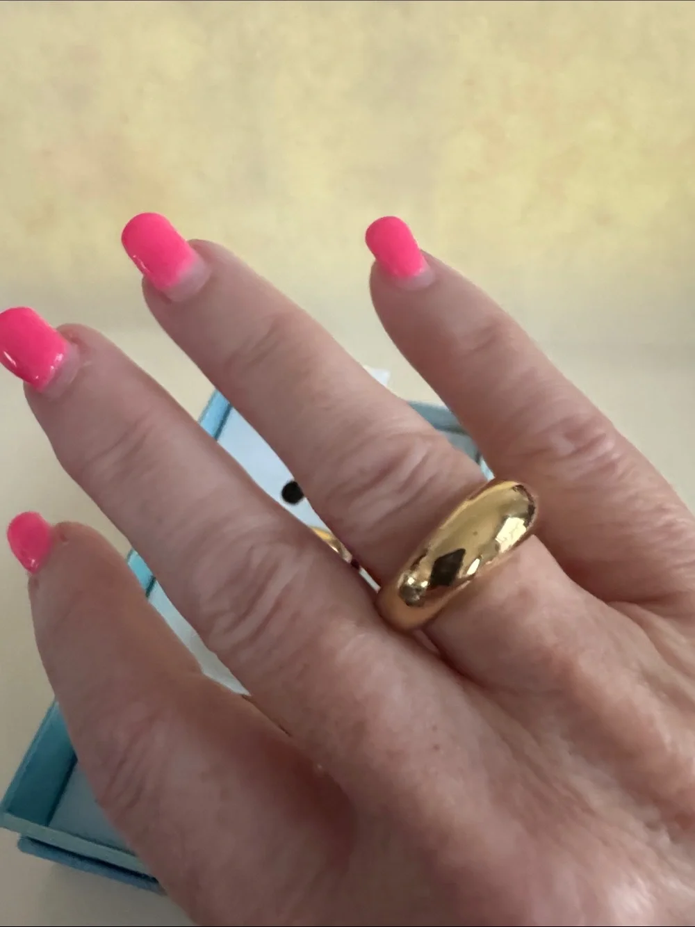 House of Harlow 1960 4p Set of Rings Gold Tone White & Tortoise Size 7 NIB $100